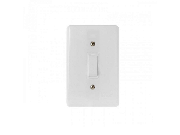 CONJUNTO ILUMI INTERRUPTOR SIMPLES  BRANCA