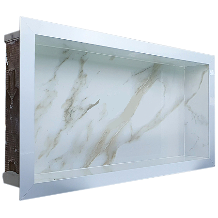 NICHO SQUARE CARRARA SLIMROCK
