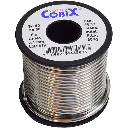 SOLDA ROLO COBIX COM 500GRS 2.4 MM