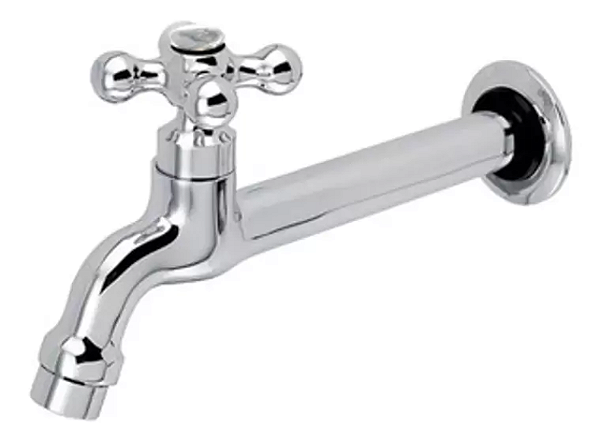 TORNEIRA 1158 METAL SEM BICO C-33 18CM