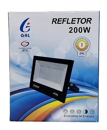 REFLETOR LED 200W 6500K GAL