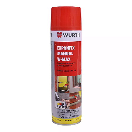 ESPUMA EXPANSÍVEL MANUAL W-MAX 500ML