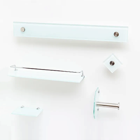 ACESSÓRIO VILDREX 5PC RETO LUXO BRANCO