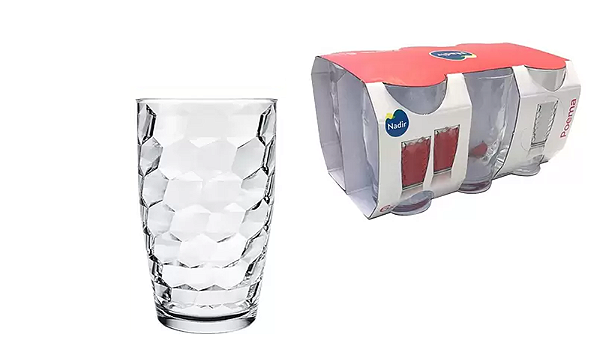 CONJUNTO COM 6 COPOS POEMA 300ML