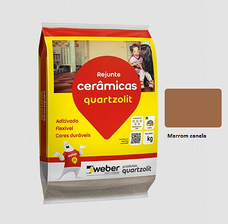 REJUNTE QUARTZOLIT MARROM CANELA 5KG