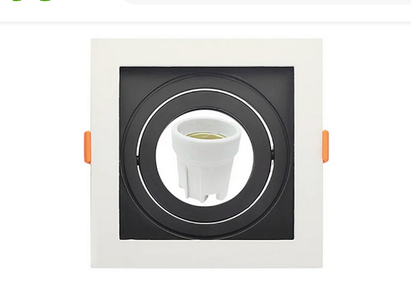 SPOT EMBUTIR CONEC QUADRADO REC BR+PR PAR30