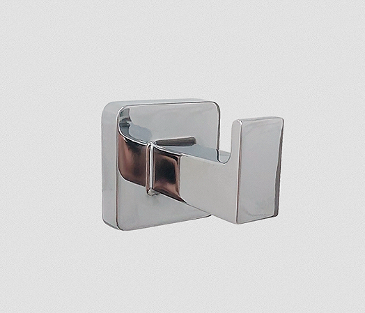 GANCHO PARA TOALHA QUADRADO ZAMAK CROMADO FLVX HIDRO