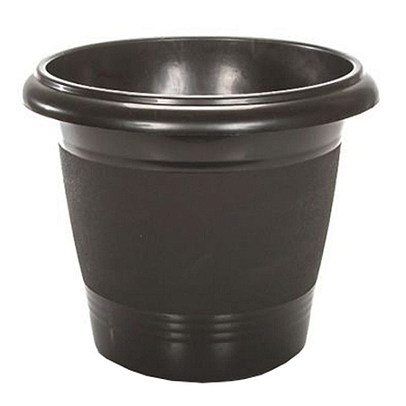 VASO REDONDO PRETO 3,8L ERCA