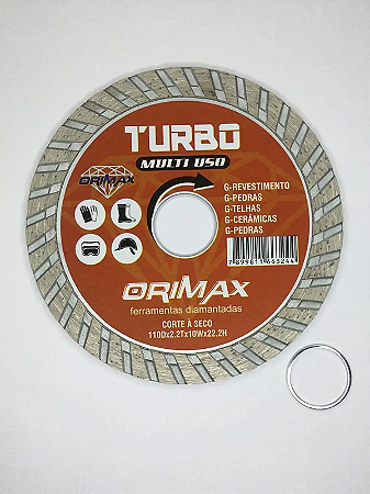DISCO CORTE TURBO MULTI USO ORIMAX