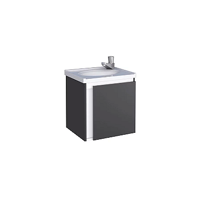 GABINETE KIT MADEIRA ONIX 40 PRETO COZIMAX