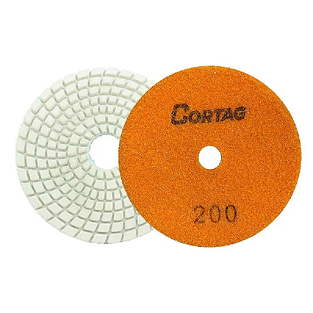 DISCO DIAMANTADO POLIMENTO SECO/UMIDO G200 CORTAG