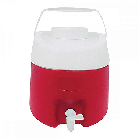 GARRAFÃO TÉRMICO VERMELHO 8 LITROS COM TORNEIRA THERMOFOR