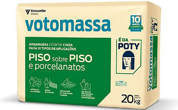 ARGAMASSA VOTO PISO/PISO PORCELANATO CINZA INTERNO 20K