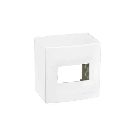 CAIXA SLEEK 95X75 1 POSTO SOBREPOR COM SUPORTE