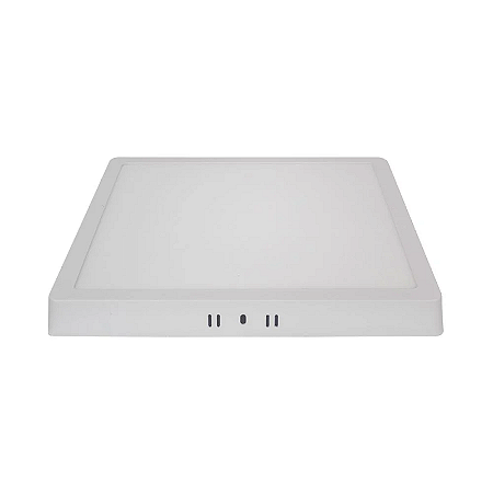 PAINEL LED SOBREPOR QUADRADO 24W 27CM LUZ BRANCA QUENTE LUMANTI