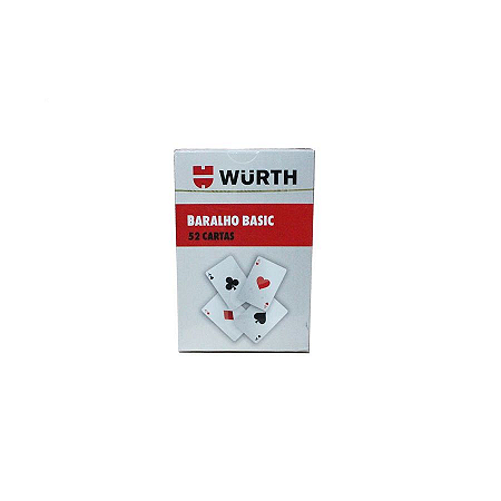 JOGO BARALHO PERSONALIZADO 52 CARTAS WURTH