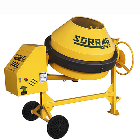BETONEIRA SORRAG POWER 400 LITROS COM MOTOR