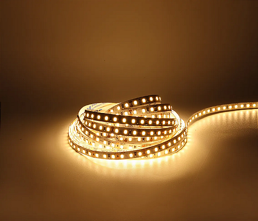 FITA LED 12V LUZ BRANCA QUENTE 3000K SEM FONTE RILUCCI (VERIFIQUE A DESCRIÇÃO)