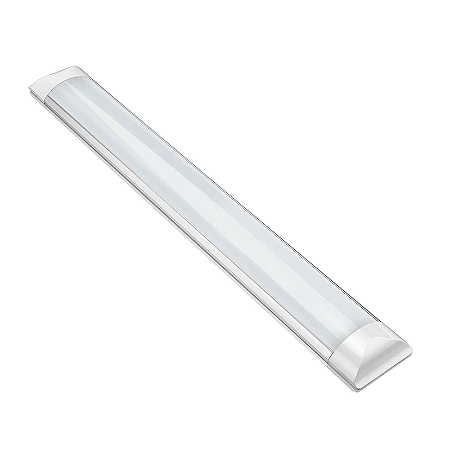 LUMINARIA LED RETANGULAR SOBREPOR 120CM 36W LUZ BRANCA FRIA ELGIN