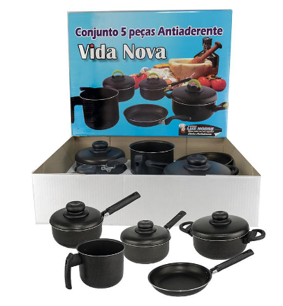 CONJUNTO ANTI ADERENTE VIDA NOVA 5 PEÇAS
