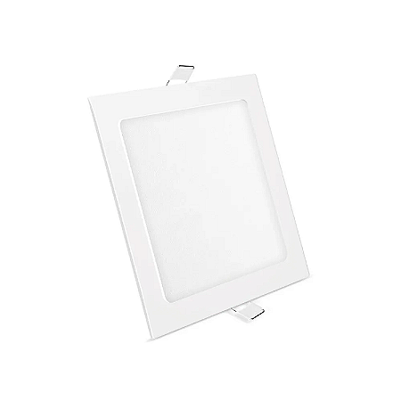 PAINEL LED EMBUTIR QUADRADO 18W 22CM LUZ BRANCA FRIA FOXLUX