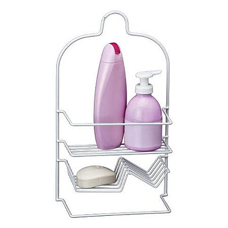 PORTA SHAMPOO DUPLO LUCO BRANCO 40333