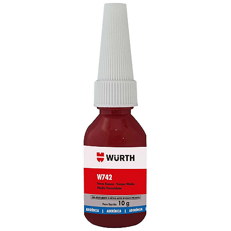 TRAVA ROSCA W742 10G TORQUE MÉDIO WURTH