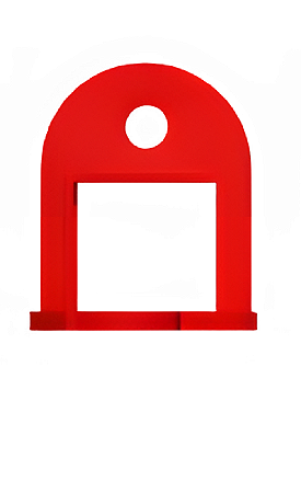 ESPAÇADOR INKOR NIVELADOR 1,5MM COM 50 PEÇA VERMELHO