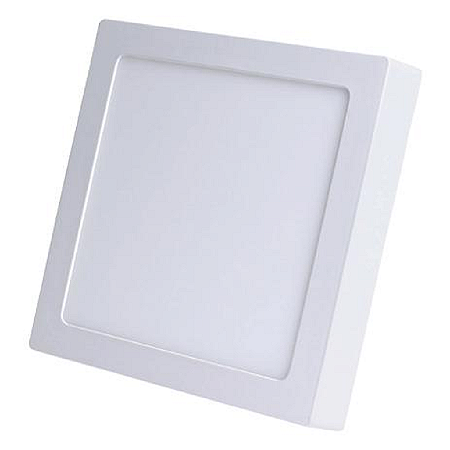 PAINEL LED SOBREPOR QUADRADA 18W 20CM LUZ BRANCA FRIA LUMANTI