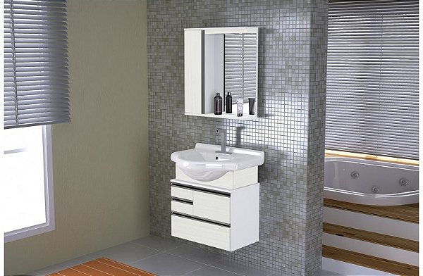 GABINETE BANHEIRO RORATO KIT FIRENZE 63.5 PA