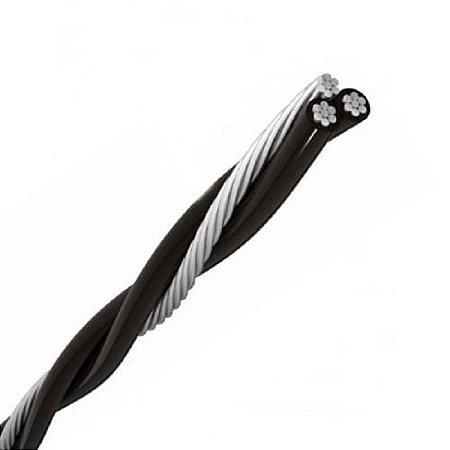 CABO TRIPLEX ALUMÍNIO 10MM ALUMI BRASIL (VERIFIQUE A DESCRIÇÃO)