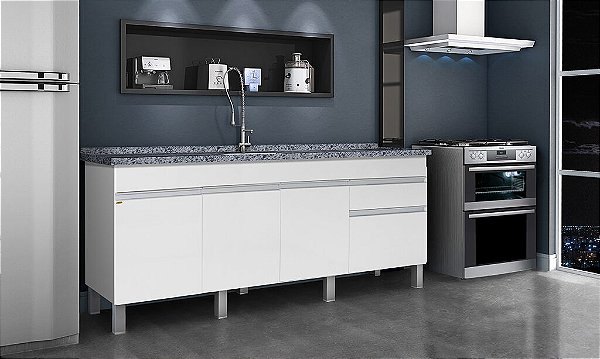 GABINETE COZINHA  FIMAP AQUARIUS 194 BRANCO