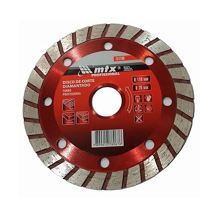 DISCO DIAMANTADO 4' TURBO MTX