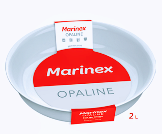 ASSADEIRA REDONDA OPALINE 2 LITROS