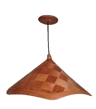 PENDENTE SEXTAVADO 40 CM REF 411 MOGNO