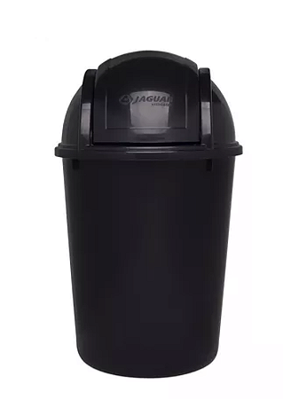 LIXEIRA BASCULANTE REDONDA 7,5 LITROS PRETO