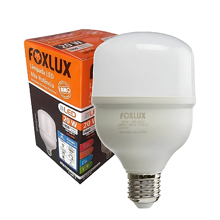 LÂMPADA LED BULBO 20W 6500K FOXLUX AMB