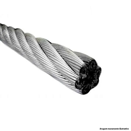 CABO AÇO GALVANIZADO 3/4 6X25 24 TON  (VERIFIQUE A DESCRIÇÃO)