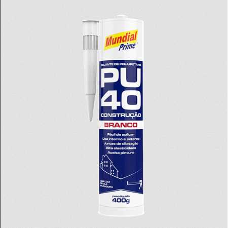 SILICONE PU-40 BRANCO 400G MUNDIAL PRIME