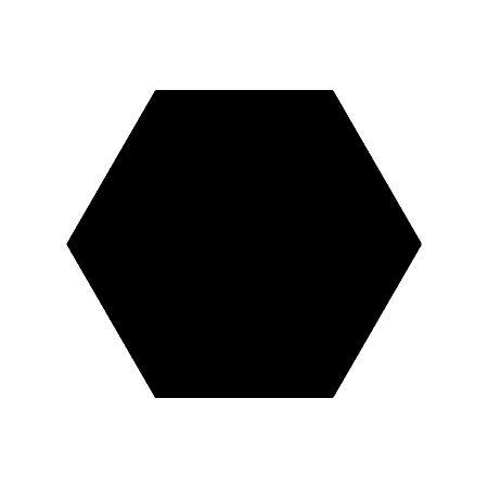 REVESTIMENTO CERAL HEXAGONAL BLACK