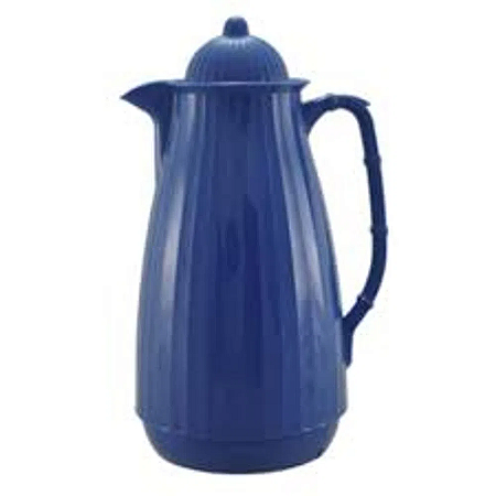 GARRAFA TÉRMICO PLÁSTICO BAMBU AZUL 1 LITRO 1666 LYOR