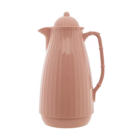 GARRAFA TÉRMICO PLÁSTICO BAMBU ROSA 1 LITRO 1664 LYOR