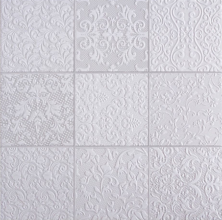 PISO FORMIGRES RENDA BRANCO HD45