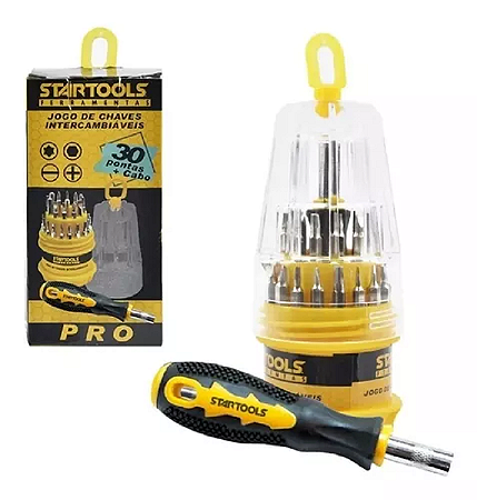 JOGO CHAVE INTERCAMB COM 31 PEÇAS STARTOOLS