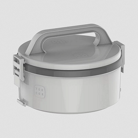 MARMITA TEKCOR 1.5L 1S CINZA SOPRANO
