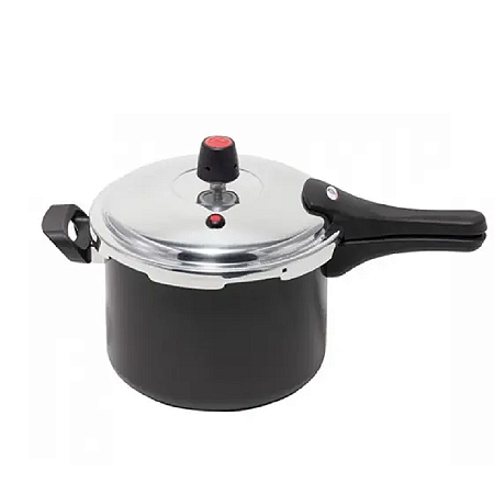 PANELA PRESSÃO FECHAM EXTERNA 4,5L MARCOLAR PRETA