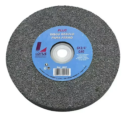 DISCO REBOLO PARA FERRO 6X3/4 G24 LOTUS