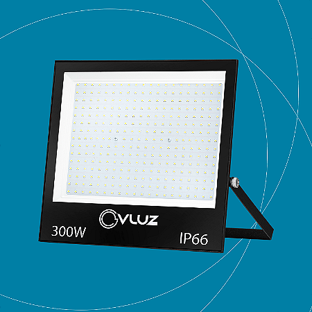 REFLETOR LED 300W 6500K BIVOLT VLUZ