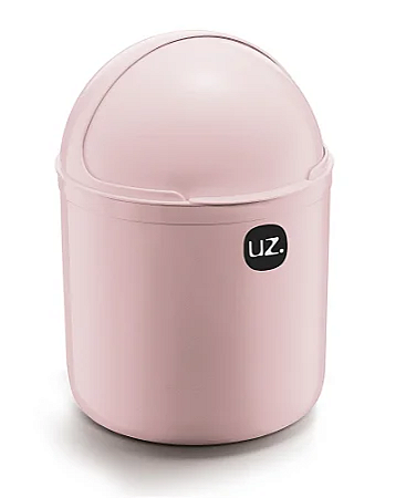 LIXEIRA DE PIA ROSA 4 LITROS UZ