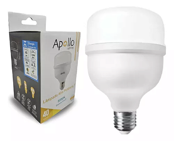 LÂMPADA LED BULBO 40W 6500K APOLLO